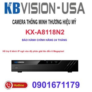 Đầu ghi hình IP Kbvision KX-A8118N2 - 8 kênh