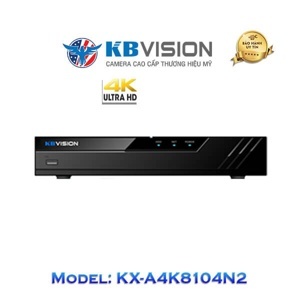 Đầu ghi hình NVR Kbvision KX-A4K8104N2 - 4 kênh