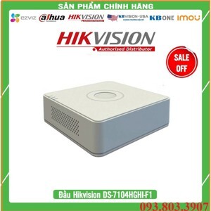 Đầu ghi hình Turbo HD 3 0 4 kênh vỏ nhựa Hikvision DS-7104HGHI-F1