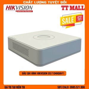 Đầu ghi hình Turbo HD 3 0 4 kênh vỏ nhựa Hikvision DS-7104HGHI-F1