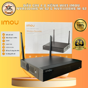 Đầu ghi wifi 4 kênh Imou NVR1108HS-W-S2