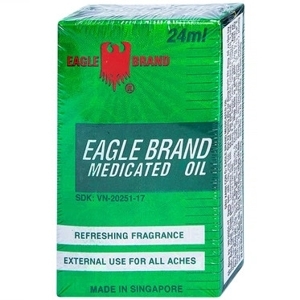 Dầu gió xanh Mỹ Eagle Brand Medicated Oil 24ml