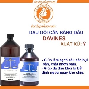 Dầu gội cân bằng tóc dầu và độ ẩm Davines Rebalancing Shampoo - 250ml