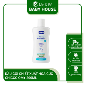 Dầu gội chiết xuất Hoa cúc 0M+ Chicco 28391 - 200ml