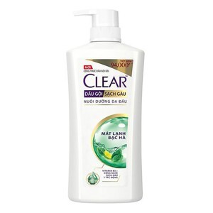 Dầu gội Clear mát lạnh bạc hà 650g