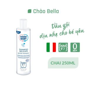 Dầu Gội Dịu Nhẹ Cho Bé Yêu Mister Baby Gentle Shampoo 250ml