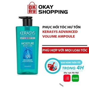 Dầu gội dưỡng ẩm cho tóc khô xơ Kerasys Advanced Ampoule Moisture 600ml