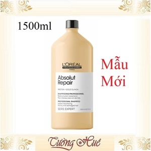 Dầu gội dưỡng phục hồi tóc hư tổn L'Oreal Professional Absolut Repair Lipidium - 1500ml