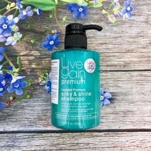 Dầu gội giữ màu chống rụng dưỡng ẩm nước hoa Silky & Shine Shampoo Livegain - 450ml
