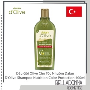 Dầu gội giữ màu tóc nhuộm Dalan d'Olive Olive Oil Color Protection Shampoo 400ml