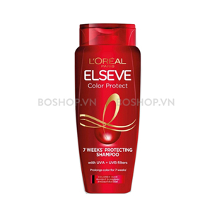 Dầu gội giữ màu tóc nhuộm L'Oreal Elseve Color Protect 7 Protecting Shampoo 450ml