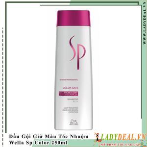 Dầu gội giữ màu tóc nhuộm Wella SP Color Save Shampoo - 250ml