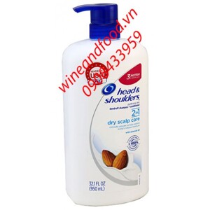 Dầu gội Head & Shoulders 2in1 dry scalp care - 950ml