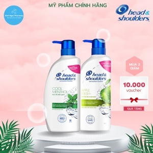 Dầu gội hương táo thơm mát Head & Shoulders 625ml