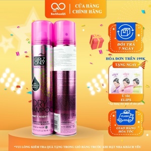 Dầu gội khô Girlz Only Dry Shampoo Party Night hương trái cây (200ml)