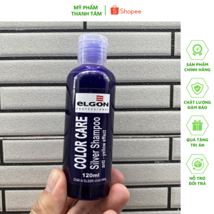 Dầu Gội Khử Vàng Elgon Silver Shampoo  (120ml)