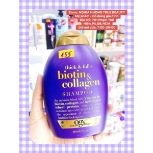 DẦU GỘI MỌC TÓC OGX THICK & FULL BIOTIN COLLAGEN SHAMPOO