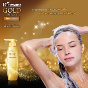 Dầu gội phục hồi tóc hư tổn BioWoman Gold Essence Hair Repair 500ml