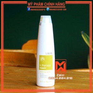 Dầu gội phục hồi tóc hư tổn Lakme K.Therapy Repair Shampoo - 300ml