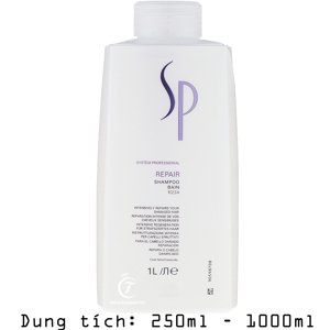 Dầu gội phục hồi tóc hư tổn SP Wella Repair Shampoo - 250ml