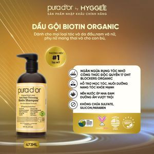 Dầu Gội Pura Dor Hair Giúp Mọc Và Ngăn Rụng Tóc