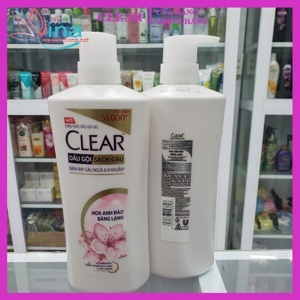 Dầu gội sạch gàu Clear hoa anh đào thơm mát 650g