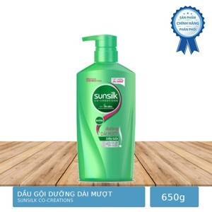 Dầu gội Sunsilk dưỡng dài mượt - 650g