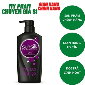 Dầu Gội Sunsilk Óng Mượt Rạng Ngời 650g