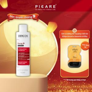 Dầu gội tăng cường dưỡng tóc và giảm gãy rụng vichy dercos technique energising