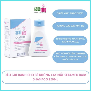 Dầu gội trẻ em dịu nhẹ không cay mắt Baby Sebamed Children's Shampoo SBB02C (150ml)