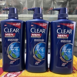 Dầu gội trị gàu Clear Men Deep Cleanse 650g