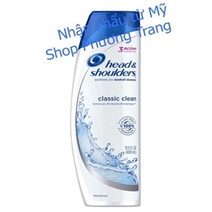 Dầu gội trị gầu Head & Shoulders Classic clean 400ml