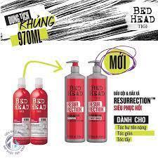 Dầu gội và dầu xả tái sinh Tigi Resurrection level 3 - 750ml