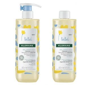 Dầu gội và sữa tắm 2 in 1 Klorane 500ml có vòi