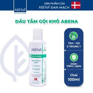 Dầu gội và tắm không dùng nước abena 100ml