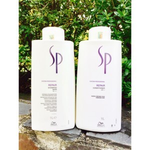 Dầu gội xả phục hồi tóc hư Wella SP Repair Shampoo - 1000ml