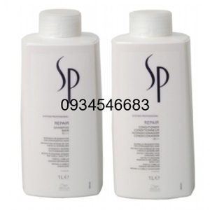 Dầu gội xả phục hồi tóc hư Wella SP Repair Shampoo - 1000ml