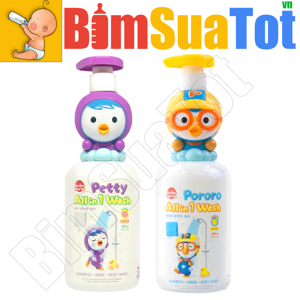 Dầu gội, xả, tắm Petty 3 in 1 - 400 ml