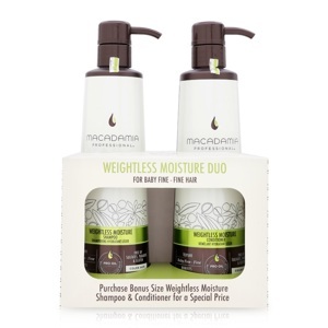 Dầu gội xả tạo phồng tóc Weightless Moisture Macadamia - 500ml