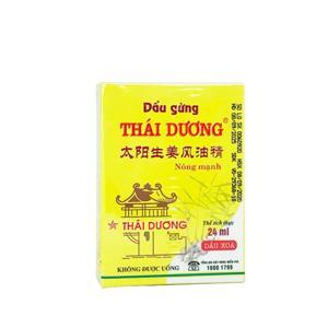 Dầu gừng Thái Dương 24ml