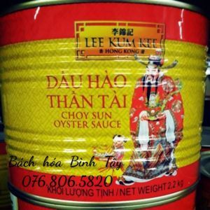 Dầu Hào Thần Tài Lee Kum Kee Hộp 2.2kg