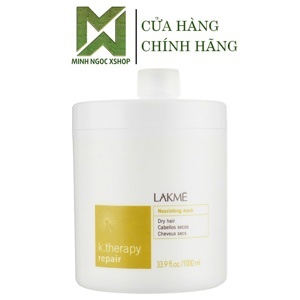 Dầu hấp tóc điều trị tóc hư tổn Lakme K.therapy Nourishing Mask - 1000ml