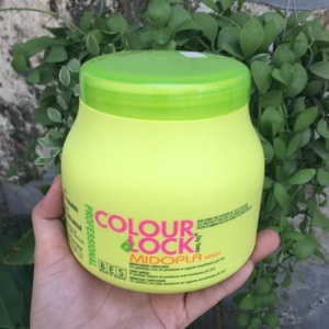 Dầu hấp tóc khóa màu chuyên nghiệp Bes Lock Colour Midopla - 1000ml