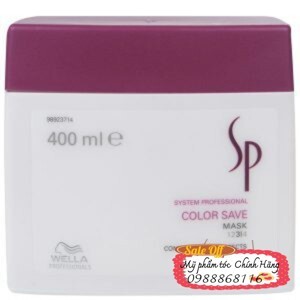 Dầu hấp ủ tóc nhuộm Wella SP Color Save Mask - 400ml