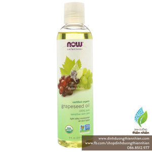 Dầu hạt nho NOW SOLUTIONS GRAPESEED OIL