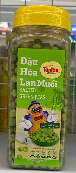 Đậu hòa lan muối Tân Tân hũ 190g