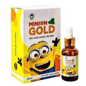 Dầu Húng Chanh Minion 30ml – Hỗ Trợ Tăng Cường Sức Đề Kháng