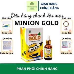 Dầu Húng Chanh Minion 30ml – Hỗ Trợ Tăng Cường Sức Đề Kháng