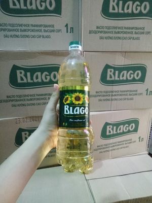 Dầu hướng dương Blago chai 1 lít