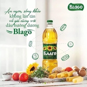 Dầu hướng dương Blago chai 1 lít